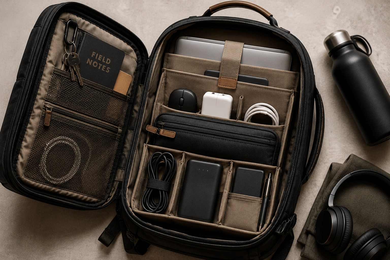Travel backpacks for mobile work